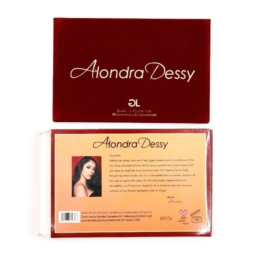 Glamlite x Alondra Dessy 15 Luxury Eyeshadows Palette‎